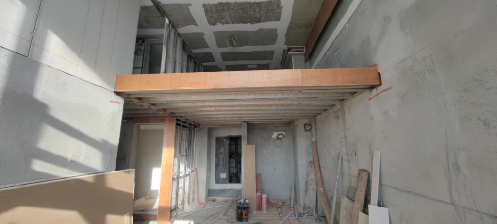 实探 | 碧桂园杏坛项目TD-LOFT夹层楼板施工现场插图1 图片