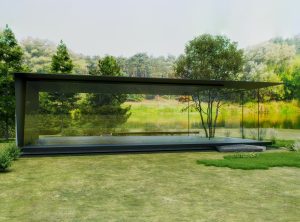 海宁会客厅，3.6m高9.1m长的玻璃承重建筑施工纪实。