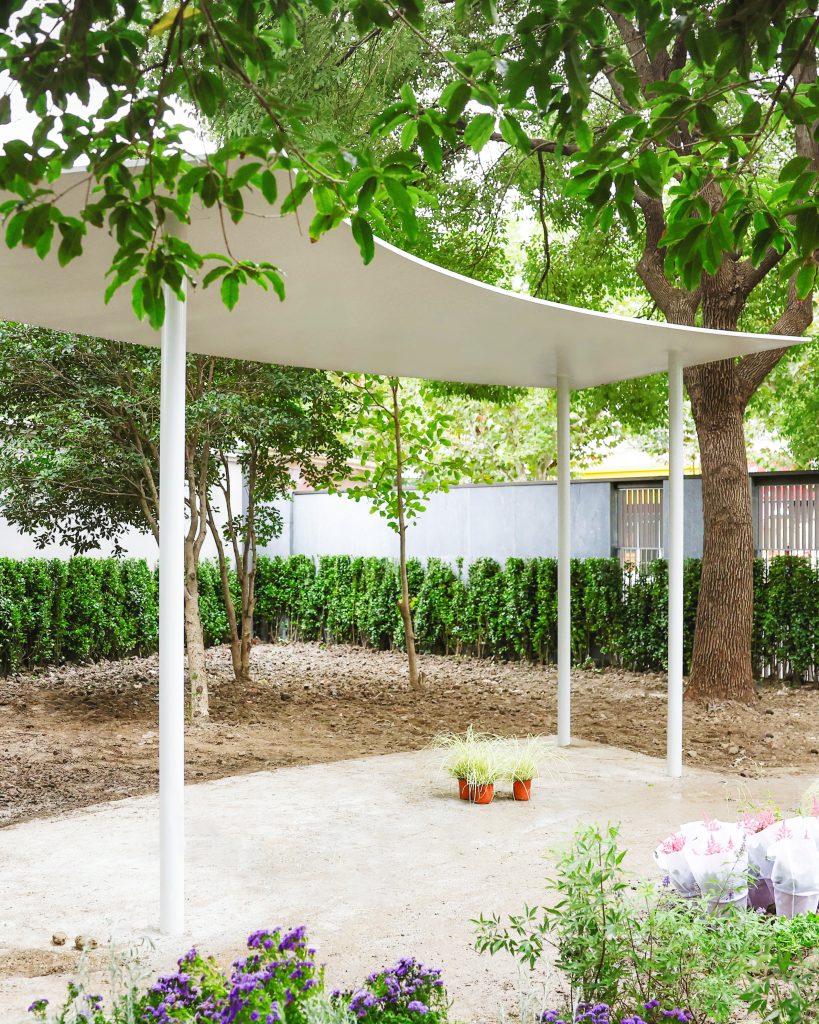 项目快讯:1小时完工!超快装景观亭,极速安装,简洁利落插图4 项目完工后现场实拍