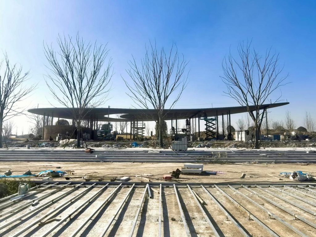 义乌双江湖智创驿项目施工中