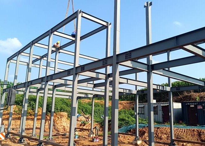 降本20%!适用于多高层工业厂房、办公楼的TDS框架体系插图16 河北某办公楼