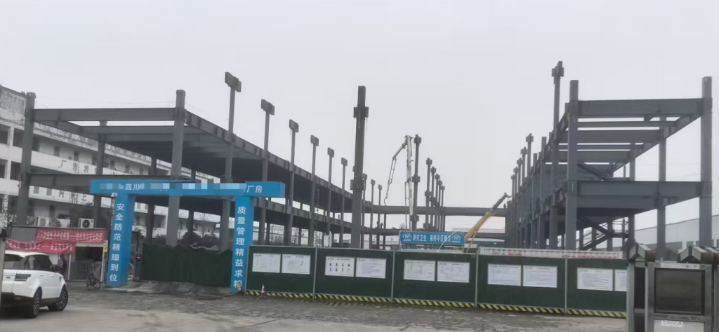 降本20%!适用于多高层工业厂房、办公楼的TDS框架体系插图8 施工现场